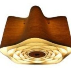 Luminaria colgante de madera moderna decorativa LED  AGDR-WOOD-C1009 ZENDE
