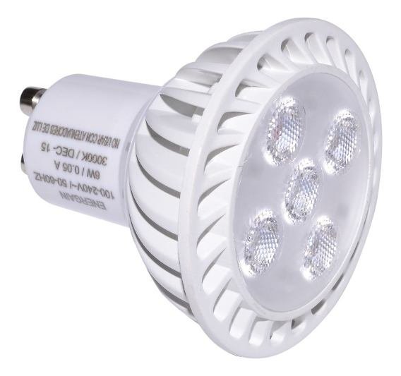 Dicroico LED Lámpara spot MR16 6W dimeable EG-S6W-DIM Luz Blanco cálido GU10 Energain