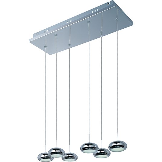Candil de lujo Dial 6-Light LED Pendant Dimeable E22556-PC et2 lighting
