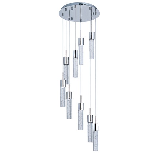 Candil de lujo Fizz IV 9-Light LED Pendant (Antes E22749-) E22779-91PC et2 lighting