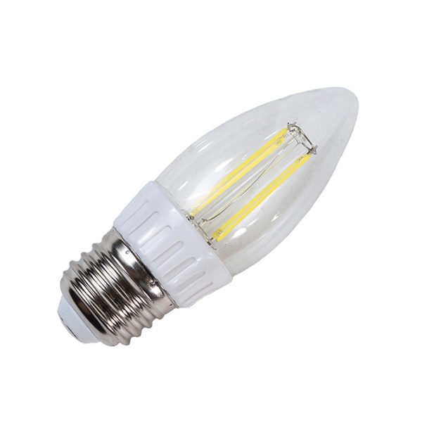 Lámpara tipo vela 4W  EG-BCF4W Luz Blanco Cálido E26/E27 Energain