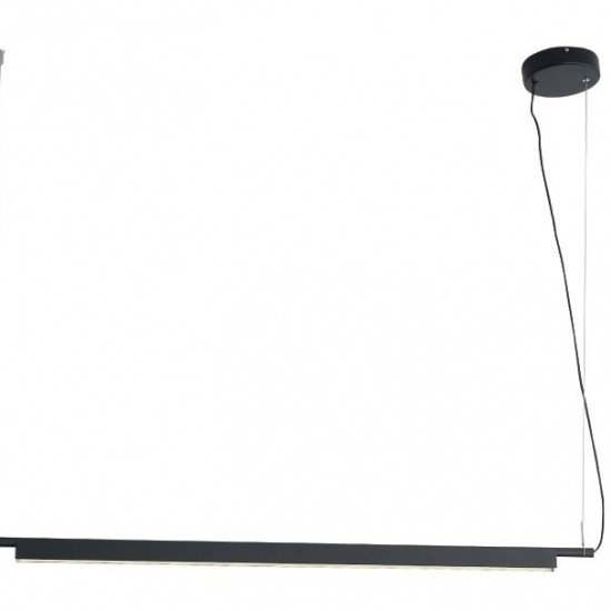 Pendant Mondrian led 40w negro Q1200-BK quor lighting