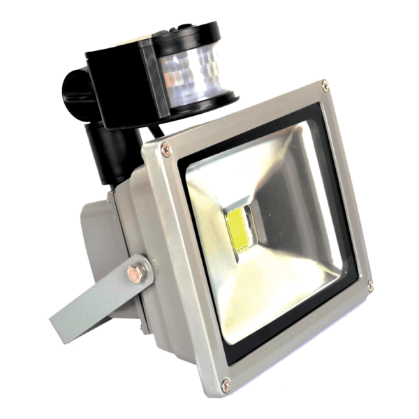 REFLECTOR LED 20W CON SENSOR DE MOVIMIENTO BLANCO FRIO  TECNOLED ML-REF-20W-BBSR