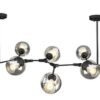 LAMPARA DECORATIVA SAKURA ACABADO BK-NEGRO 10 LUCES Q16060-H-BK QUOR LIGHTING