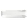 LUMINARIA PARED OVALO BLANCO EXTERIOR 12W BLANCO FRIO