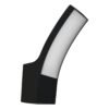 LUMINARIA LED PARED CURVA NEGRA EXTERIOR 10W BLANCO FRIO