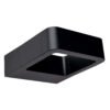 LUMINARIA LED PARED TUBULAR ALUMINIO NEGRO EXTERIOR 10W BLANCO FRIO