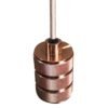 DECORATIVO COLGANTE CILINDRO PARA LAMPARA E26 ORO ROSADO