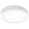 PANEL LED REDONDO SOBREPONER 18W BLANCO CALIDO 90-277VCA