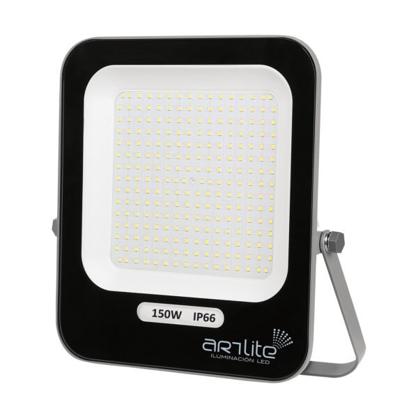 REFLECTOR LED SMD 150W EFICIENCIA 110LM/W EXTERIOR BLANCO FRIO 100-277VCA