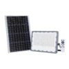 REFLECTOR LED SOLAR CON PANEL SOLAR MONTABLE, CONTROLADOR, SENSOR Y BATERIA RECARGABLE INCLUIDA. 2300LM BLANCO FRIO.