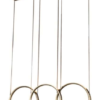 LUMINARIA COLGANTE CHELSEA NEGRO TRES LUCES Q10313-BK QUOR LIGHTING