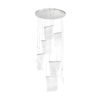 LUMINARIA COLGANTE WAVE ACABADO CH-CROMO 1LUZ Q10928-CH QUOR LIGTINHG