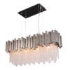 LAMPARA DECORATIVA DANAE ACABADO NIQUEL 4 LUCES Q11607 – NI QUOR LIGHTING