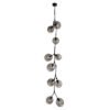 LAMPARA DECORATIVA SAKURA ACABADO BK – NEGRO 1O LUCES Q16060-BK QUOR LIGHTING