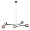 LAMPARA DECORATIVA SAKURA ACABADO NEGRO 10 LUCES Q16067-BK QUOR LIGHTING
