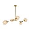 LAMPARA DECORATIVA SAKURA ACABADO GD-ORO 5 LUCES Q16067-GD QUOR LIGHTING