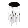LAMPARA COLGANTE ASTOR ACABADO BG-ORO CEPILLADO 19 LUCES TONO CÁLIDO 97W Q20019-BG QUOR LIGHTING