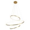LAMPARA DECORATIVA KREIS ACABADO ORO 1 LUZ Q24483-GD QUOR LIGHTING