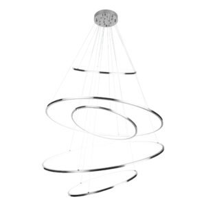 LAMPARA DECORATIVA KREIS ACABADO CROMO 1 LUZ Q24485-CH QUOR LIGHTING