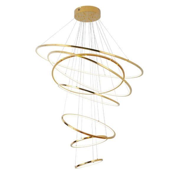 LAMPARA DECORATIVA KREIS ACABADO ORO 1 LUZ Q24487-GD QUOR LIGHTING