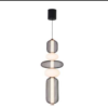 LAMPARA COLGANTE CAIRO NEGRO Y DORADO  Ø220X1030 LUZ CÁLIDA Q26018-BK QUOR LIGHTING