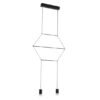 PORTALAMPARA LED DECORATIVA SKETCH ACABADO BK-NEGRO 2 LUCES Q27882-BK QUOR LIGHTING