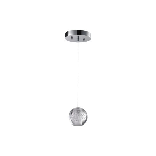 LAMPARA COLGANTE SING ACABADO CH-CROMO LUZ CÁLIDA 5W Q28151-CH QUOR LIGHTING