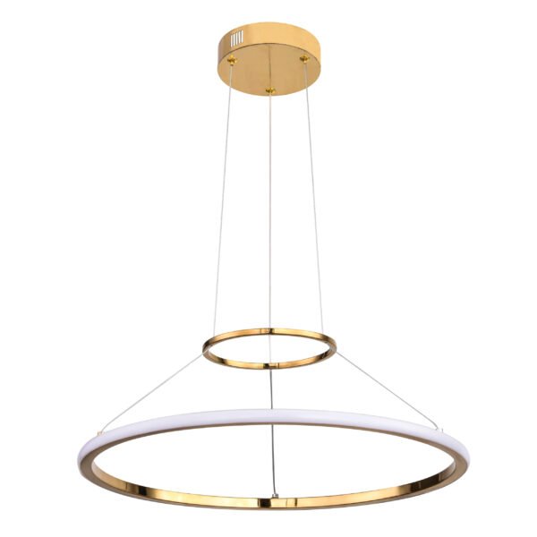 LAMPARA DECORATIVA KREIS ACABADO ORO 1 LUZ Q28331-GD QUOR LIGHTING