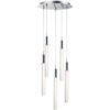 LAMPARA COLGANTE SABLE ACABADO CH-CROMO 5 LUCES Q30115-CH QUOR LIGHTING