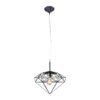 LAMPARA DECORATIVA DALI ACABADO NEGRO 1 LUZ Q31578-BK QUOR LIGHTING