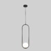 LAMPARA COLGANTE ORBIT ACABADO BK-NEGRO 1 LUZ Q41720-BK QUOR LIGHTING