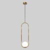 LAMPARA COLGANTE ORBIT ACABADO GD-ORO 1 LUZ Q41720-GD QUOR LIGHTING