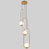 LAMPARA COLGANTE ORBIT ACABADO GD-ORO 3 LUCES Q41723-GD QUOR LIGHTING