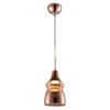 LUMINARIA COLGANTE DECORATIVA VIENA ACABADO CP-CRISTAL COBRE 1 LUZ Q41886-CP QUOR LIGHTING
