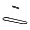 LAMPARA COLGANTE LINA ACABADO BK-NEGRO LUZ CÁLIDA 90W Q70112-BK QUOR LIGHTING