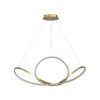 LAMPARA COLGANTE ROMA ACABADO GD-ORO LUZ CÁLIDA 100W Q81310-GD QUOR LIGHTING