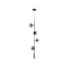 LAMPARA COLGANTE TULIP ACABADO BK-NEGRO E26x4 Q81494-BK QUOR LIGHTING