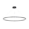 LAMPARA COLGANTE NEO ACABADO BK-NEGRO 1 ARO 3 TONOS 57W Q90100-BK QUOR LIGHTING