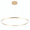 LAMPARA COLGANTE NEO ACABADO BG-ORO CEPILLADO 1 ARO 3 TONOS 37W Q90800-BG QUOR LIGHTING