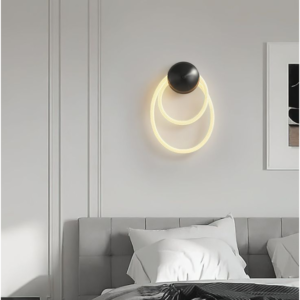 LUMINARIA DE PARED PAVLOVA NEGRO 35W LUZ CÁLIDA Q92820-GD QUOR LIGHTING