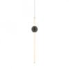 LAMPARA COLGANTE CRUZE TUBO NEGRO 19W LUZ CÁLIDA Q10052-BK QUOR LIGHTING