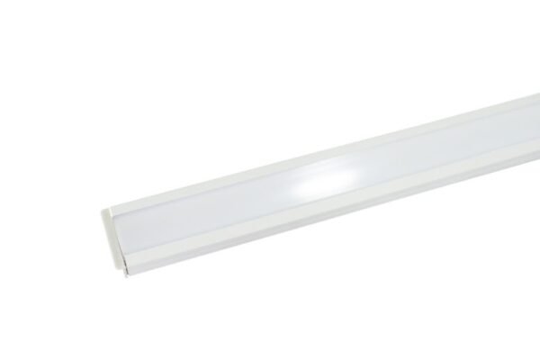 PERFIL PARA TIRA LED CUBIERTA OPAL  AL+PC  L:3MTS A:2.9CM AL:2CM AI:2.7.CM C:4.4CM ENERGAIN