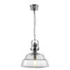 LUMINARIO DECORATIVO TIPO COLGANTE  INCLUYE BOMBILLA EG_BFS6W_ V  ATEN  PLATA   IP 20      ENERGAIN