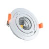 LUMINARIO EMPOTRABLE CARDÁNICO MODELO EG-SDCOB-9W LUZ BLANCO FRÍO ENERGAIN